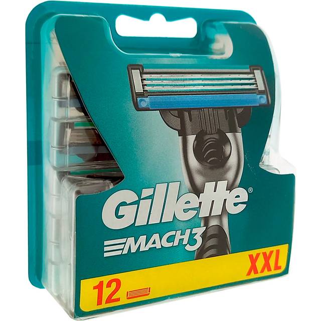 Gillette Mach3 - 12 rakblad (Prenumeration: Var fjärde månad)