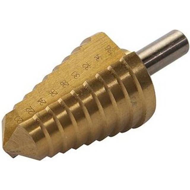 TITANIUM COATED 20 36mm Stepped Drill Bit 2mm Increments High Speed Hole Cutter