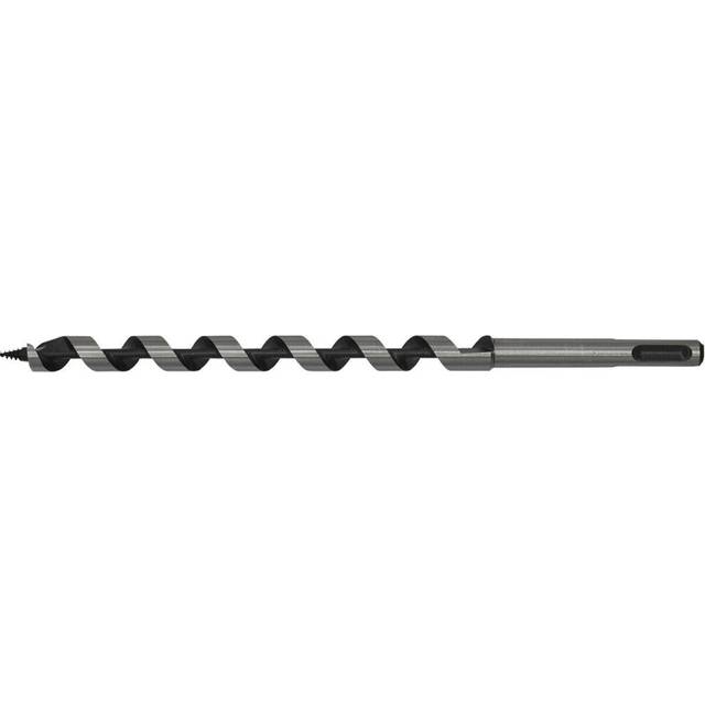 12 x 235mm SDS Plus Auger Wood Drill Bit - Fully Hardened - Smooth Drilling