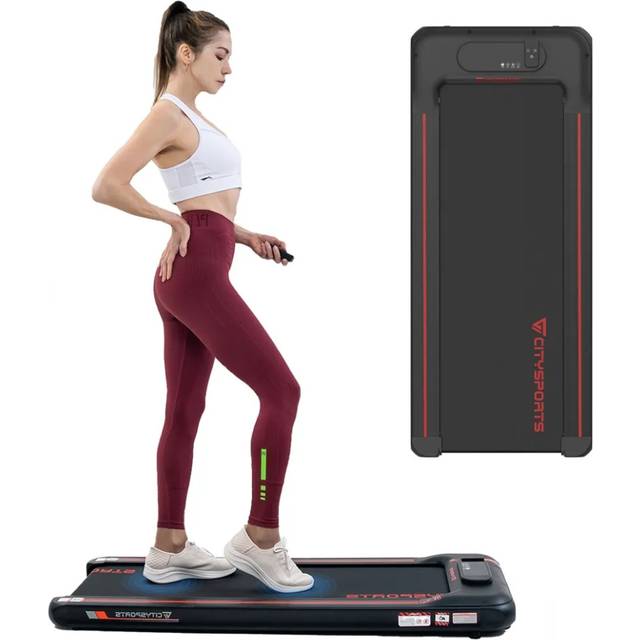 (CITYSPORTS Under Desk Treadmill, Walking Pad Treadmill, Adjustable Speed,Remote & APP Control and LED Display,Treadmills) CITYSPORTS Treadmill,Walkin