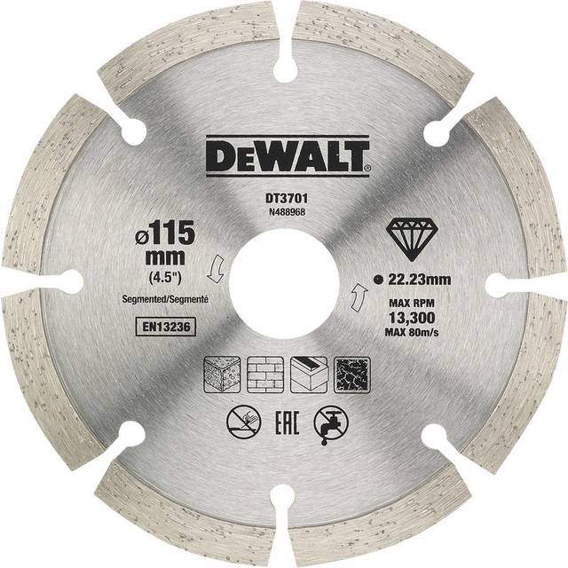 DeWalt Diamond Blade 115 x 22.23mm (2 Pack)