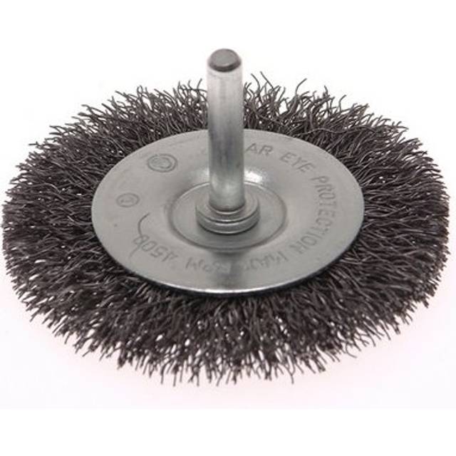 Faithfull Wire Brush 75mm x 6mm Shank, 0.30 Wire