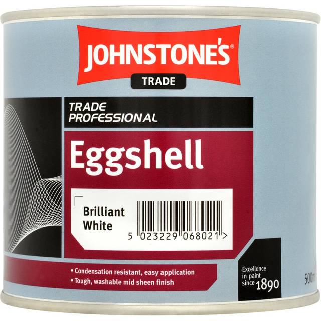 Johnstones Trade - Eggshell Brilliant White 500ML