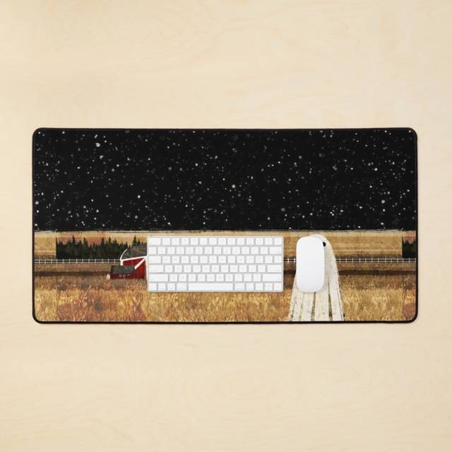 Desk Mat Harvest Moon Large Gaming Mouse Pad 35x16 inch