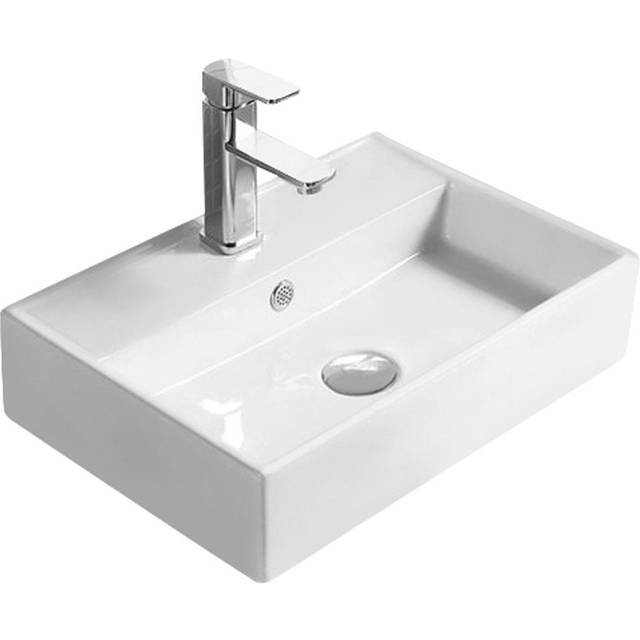 nuie Rectangular Basin W500xD350xH120mm, White