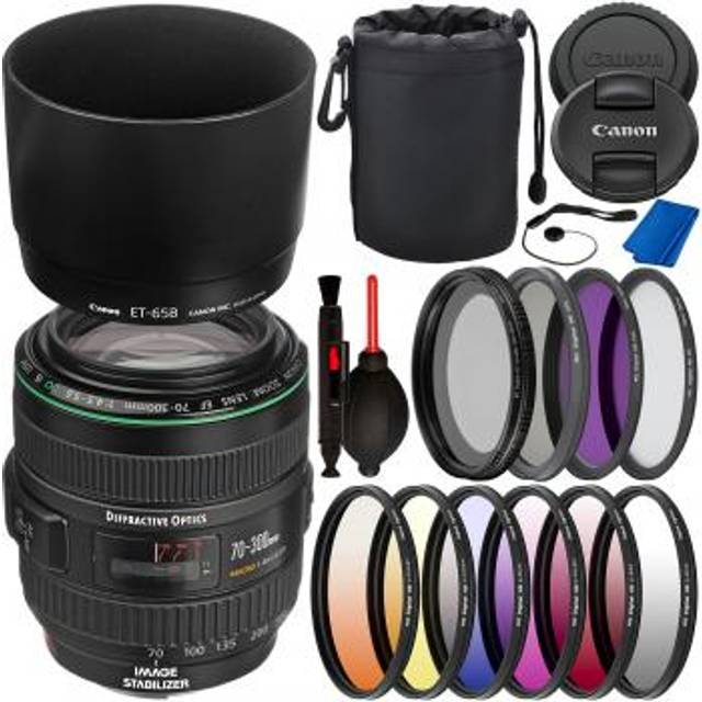 Canon EF 70-300mm f4.5-5.6 DO IS USM Lens - 9321A002 with Essential Accessory Bundle