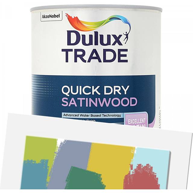 Dulux Trade - Quick Dry Satinwood Colour (Tinted) 1L
