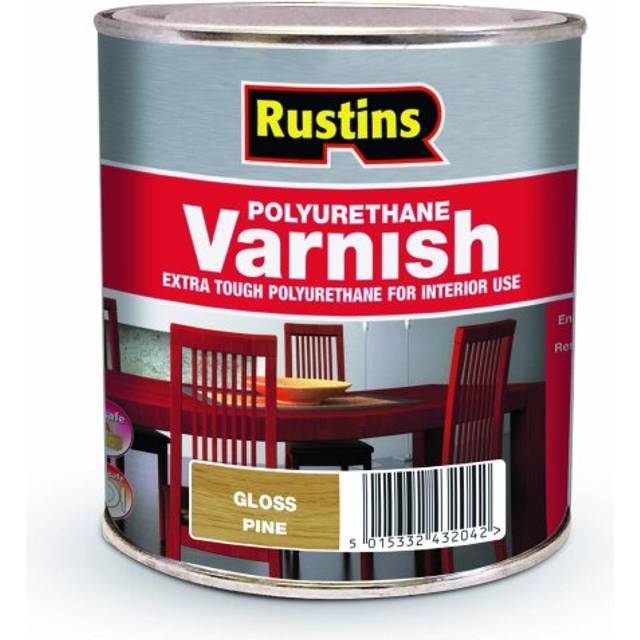 Rustins Polyurethane Varnish Gloss - Pine 1ltr