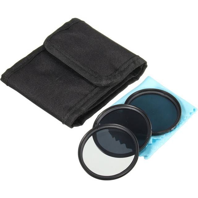 52mm ND Neutral Density Filter Set ND2 ND4 ND8 for Canon Nikon DSLR Lens