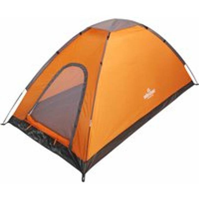Milestone Camping 1 Man Festival Dome Tent - Orange, Orange
