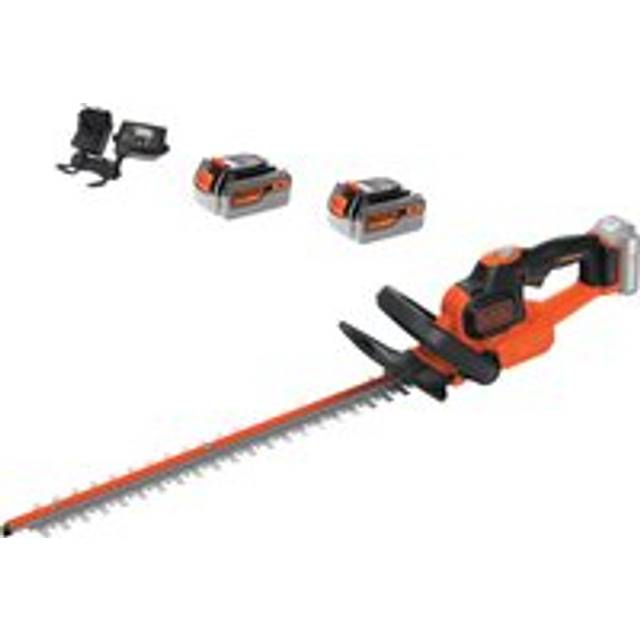 Black and Decker GTC18452PC 18v Cordless Hedge Trimmer 450mm 2 x 4ah Li-ion Battery Charger