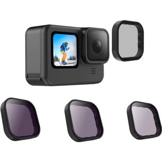 ND8 ND16 ND32 CPL Lens Filters Set for Hero 12 Action Camera