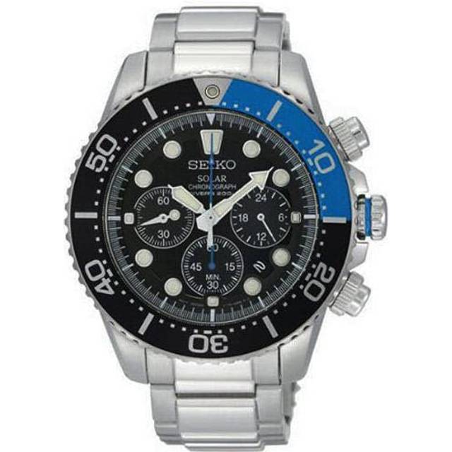 Seiko Watch Solar Divers - Black
