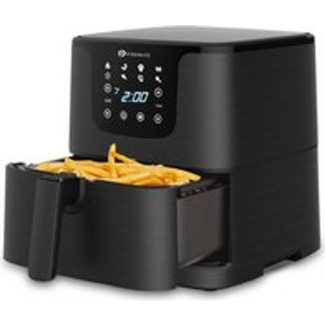 5.5L Digital Air Fryer With Timer And Low Fat Oil Free – Black (5.5L)