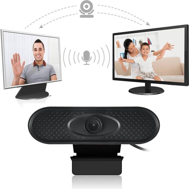1080P HD USB Webcam Conference Live Manual Focus Computer Camera Built-in Omni-directional Micphone for PC Laptop