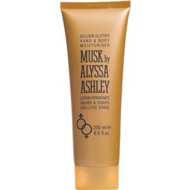 Alyssa Ashley Unisexdofter Musk Glittering Hand & Body Lotion 250 ml (500,00 kr / 1 l)