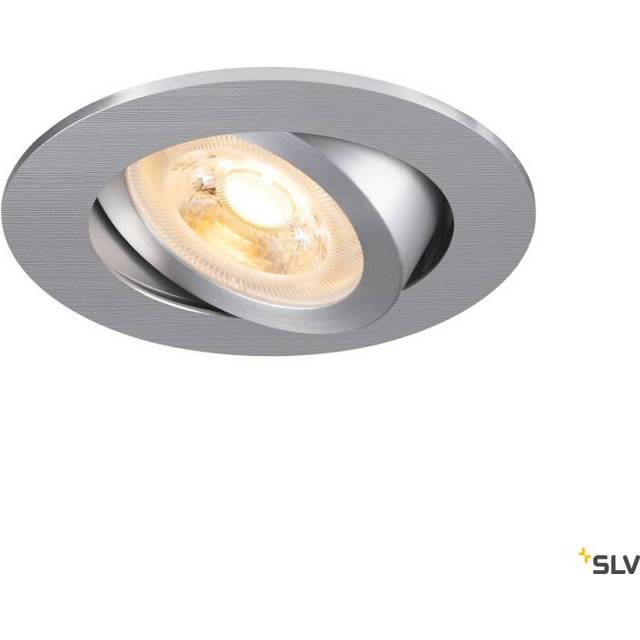 SLV New Tria 68 Recessed Ceiling Light Round GU10 Aluminium