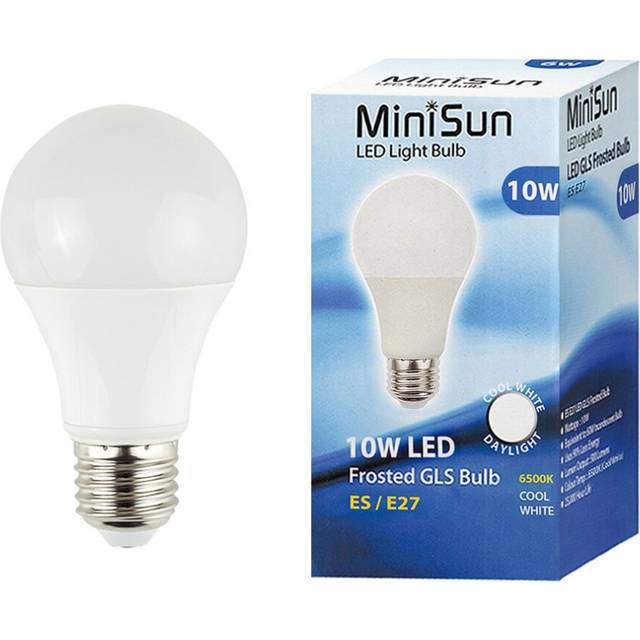 10W E27 LED GLS Light Bulb - White (E27/Medium (Standard);E27/Medium (Standard))