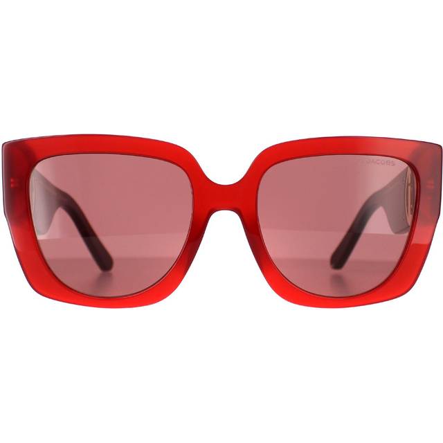 Marc Jacobs Burgundy Butterfly Ladies Sunglasses MARC 687/S 0C9A/4S 54 - Red (OS)