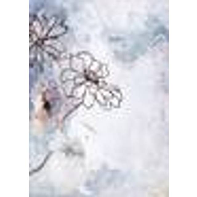 Malerifabrikken - Poster Soft Flower 1 - Vit