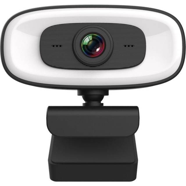 Webcam 2K Auto Focus  USB Full HD Ring Light Web Camera with Noise reducing Webcams(2K)