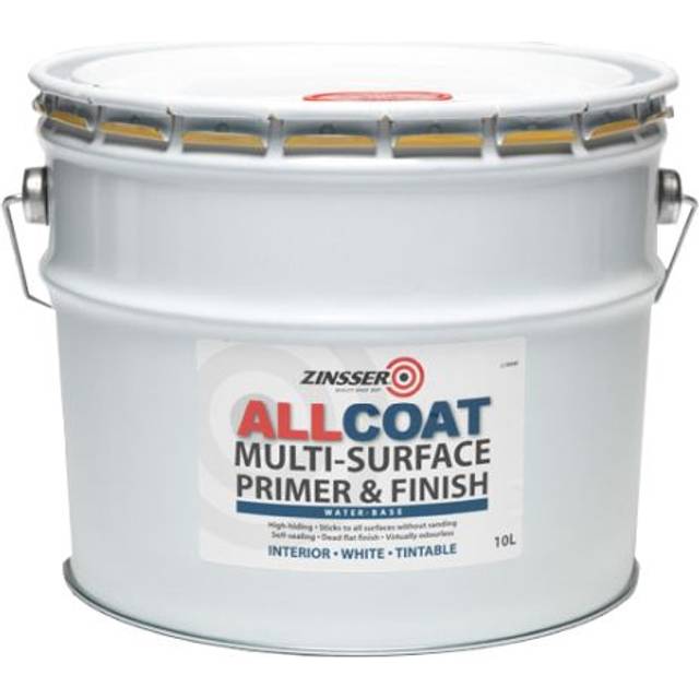 Zinsser AllCoat Commercial Interior Multi Surface Primer & Finish (Water-Based) - White - ["White"]