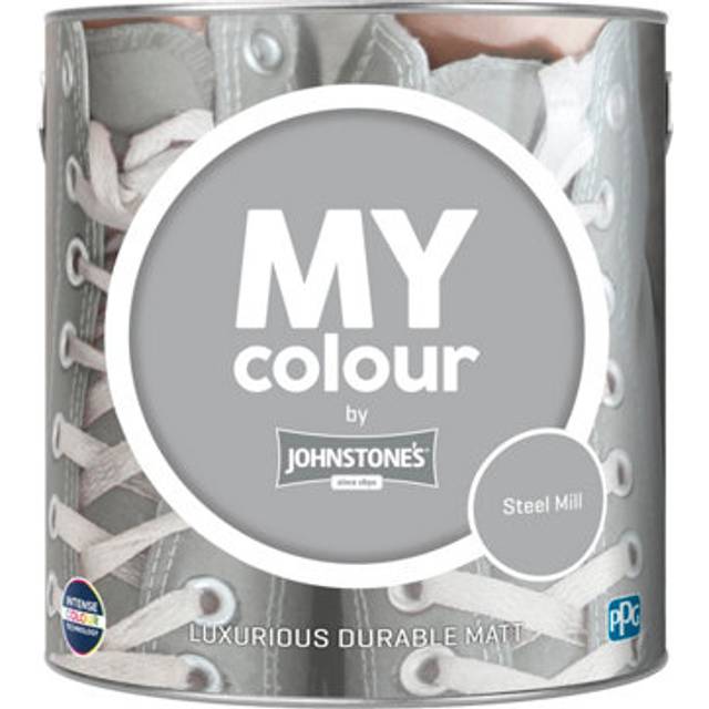 MY colour by Johnstone's - Durable Matt Emulsion - Steel Mill - 2.5L - Steel mill