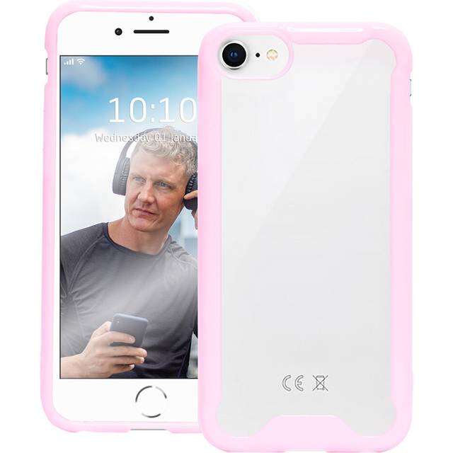 Groov-e GVMP027 Bumper Case for iPhone 6/7/8 - Clear/Pink
