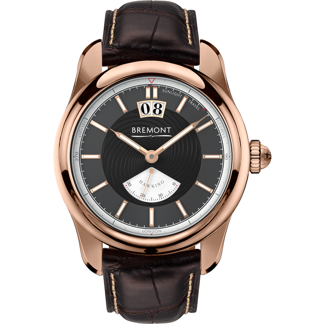 Bremont Watch Hawking Rose Gold Limited Edition - Black