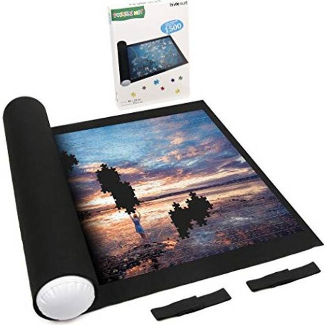 LAVIEVERT Jigsaw Puzzle Roll Mat Puzzle Storage Puzzle Saver, Environmental Friendly Material, Store Jigsaw Puzzles Up to 1,500 Pieces