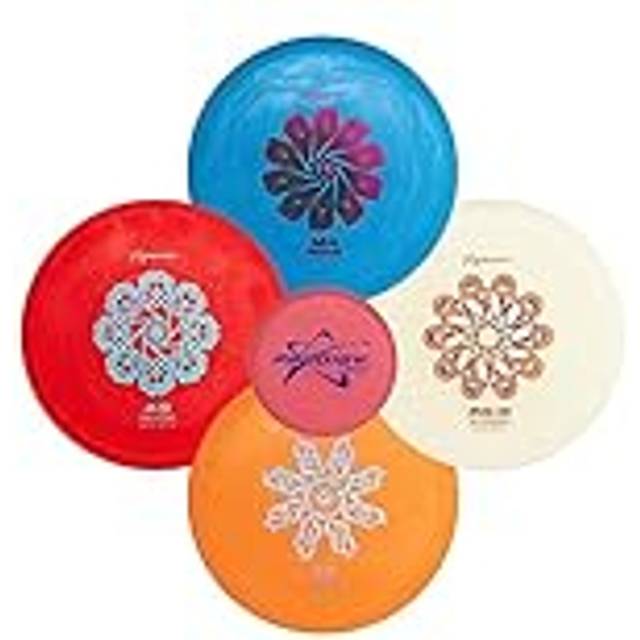 Prodigy Disc 200 Plastic Disc Golf Set | Nybörjare Frisbee Golf Discs Set | Set med 4 skivor | Inklusive putter, Midrange, Fairway Driver, Distance Driver, Mini | Skivgolf Starter Set (Colors May