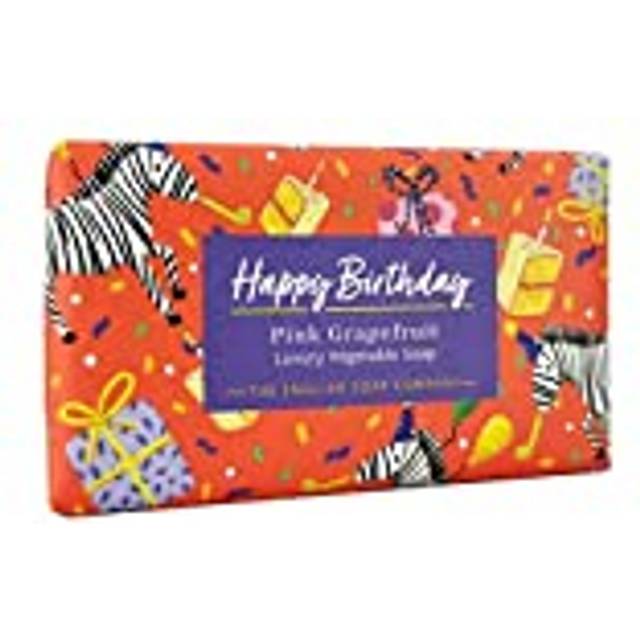 The English Soap Company Happy Birthday Pink Grapefruit Soap Bar 190g