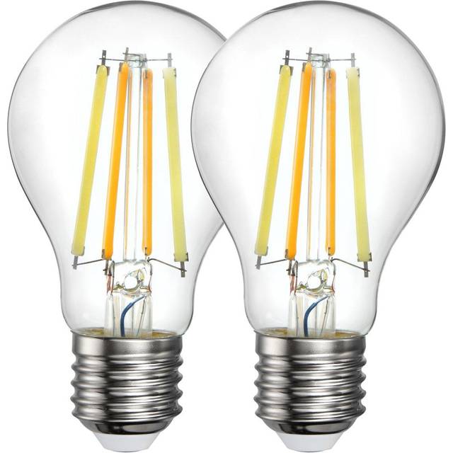 Zigbee E27 7 Watts LED Smart Bulb, CCT 2700K-6000K, Dimmable Pack of 2 - Clear - One Size