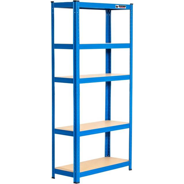 3 Bays | 150x75x30cm | Blue | Boltless Garage Shelving Unit | 1000kg
