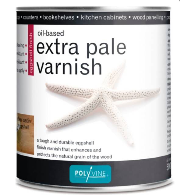 Polyvine - Oil Extra Pale Varnish Eggshell 500ML