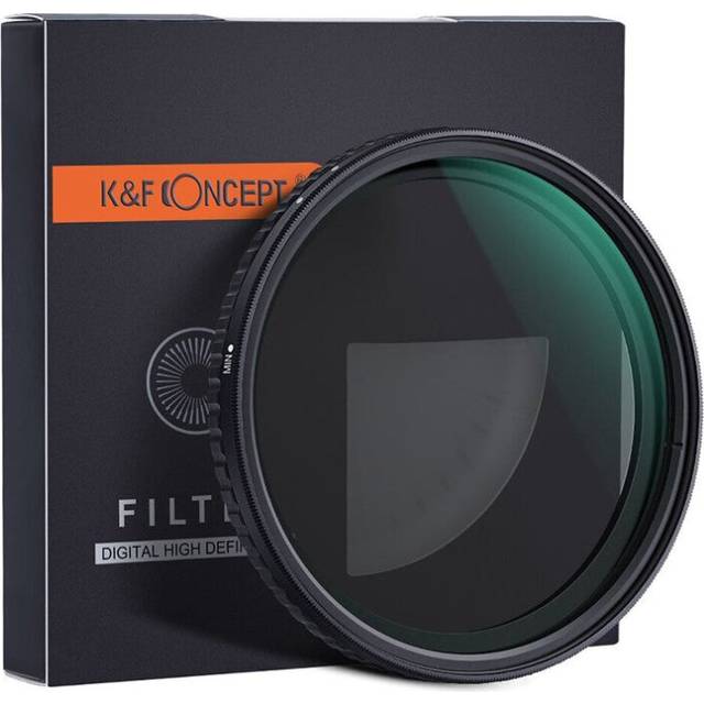 (67) 72mm Ultra-thin Adjustable Variable Neutral Density ND Filter Fader for Camera Lens Canon Sony Nikon Cameras