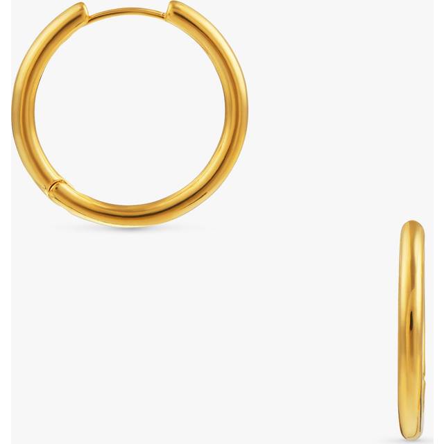 Everyday Elevated Hoop Earrings - Gold - Orelia
