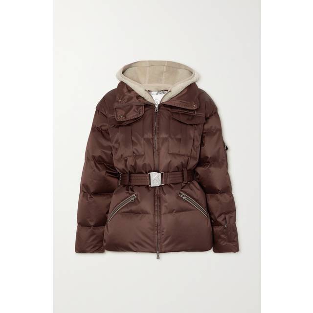 Bogner Adele-LD quilted ski jacket - brown (UK 20)
