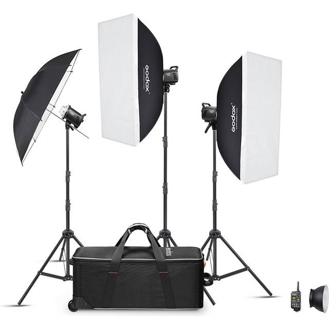 Godox MS300V-D Trio Studio Flash Kit