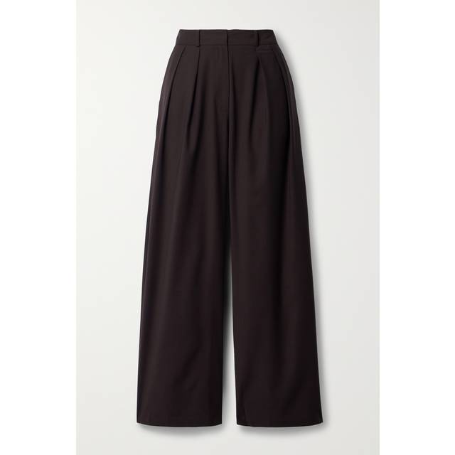 The Frankie Shop Brown Ripley Trousers - Brown - XS