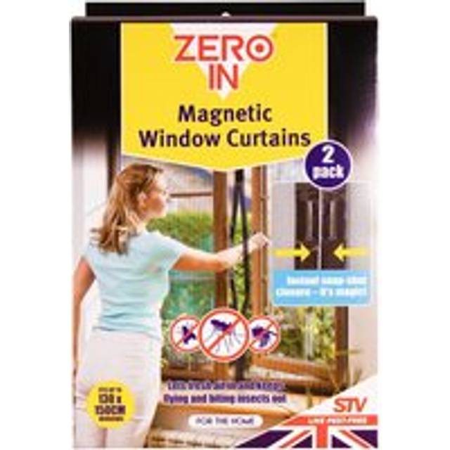 2 Magnetic Fly Screen Window Curtains Mesh Universal Home Pest Control