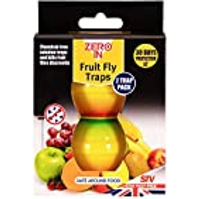 Zero In Fruit Fly Trap - Twinpack, Multicolour