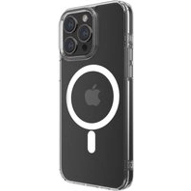 QDOS HYBRID FORCE SNAP MagSafe iPhone 15 Pro Max Case - Clear, Clear