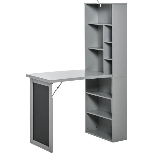 Portland Folding Office Desk Grey - 98 x 51 x 153cm
