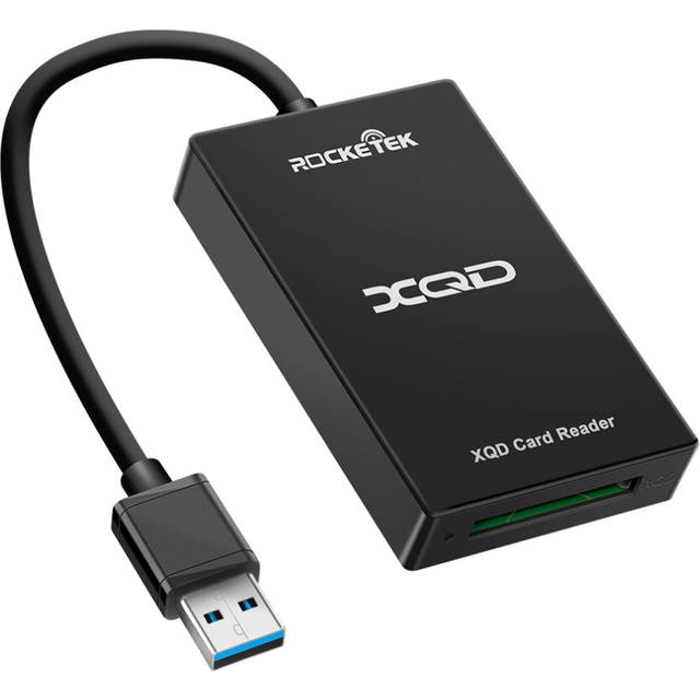 Rocketek USB 3.0 XQD S Memory Card Reader High Speed XQD Card Reader Transfer for M G Series Windows for Mac OS