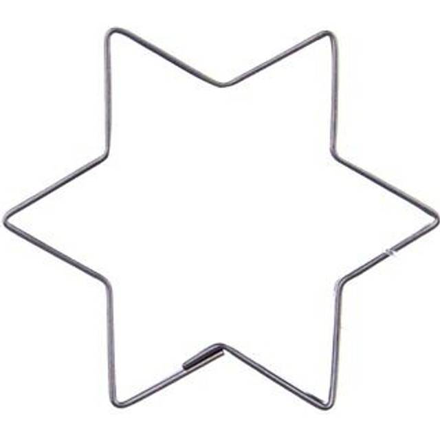 Star-shaped cake tin in durable stainless steel