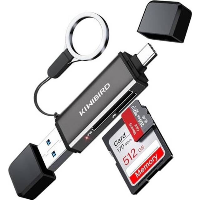 USB C Card Reader, Micro SD to Type C USB 3.0 OTG SD Card Adapter for SDHC SDXC Micro SDXC UHS-I Cards Compatible with MacBook Air, MacBook Pro, iPad
