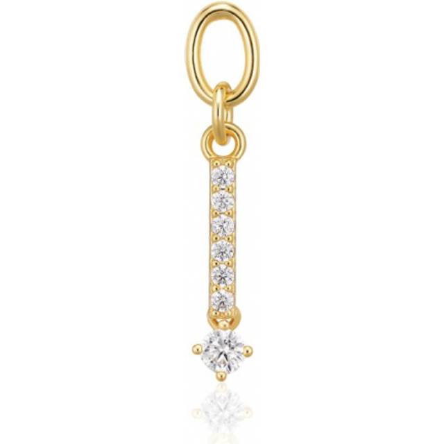 Sif Jakobs Circolo Lungo Charm | Guld | Multifärgade Zirkoner