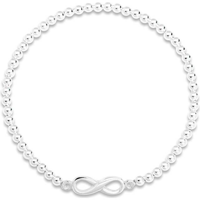 John Greed Signature Silver Infinity Symbol IMERAKI Bracelet For Women - silver