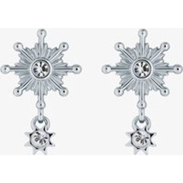 Ted Baker Celtis Crystal Star Silver Dropper Earrings TBJ3495-01-02